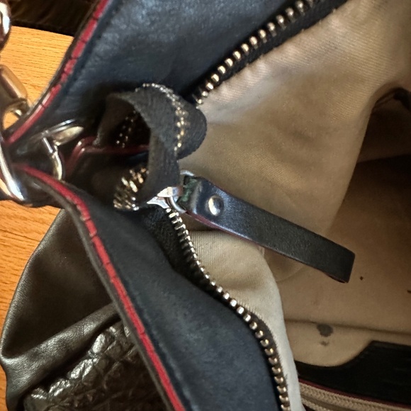 Maddalena Scanu Black Genuine Leather Bag Made in Italy - Picture 9 of 16